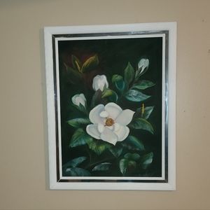 BEAUTIFUL VINTAGE OIL ON CANVAS PAINTING SIGNED BY LISETTE